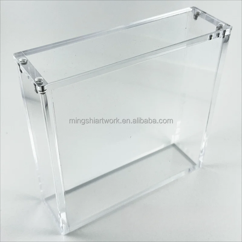 Custom Acrylic Weiss Schwarz Booster Box Acrylic Display Protector Case Disney 100 Pixar Avatar Magnetic Box