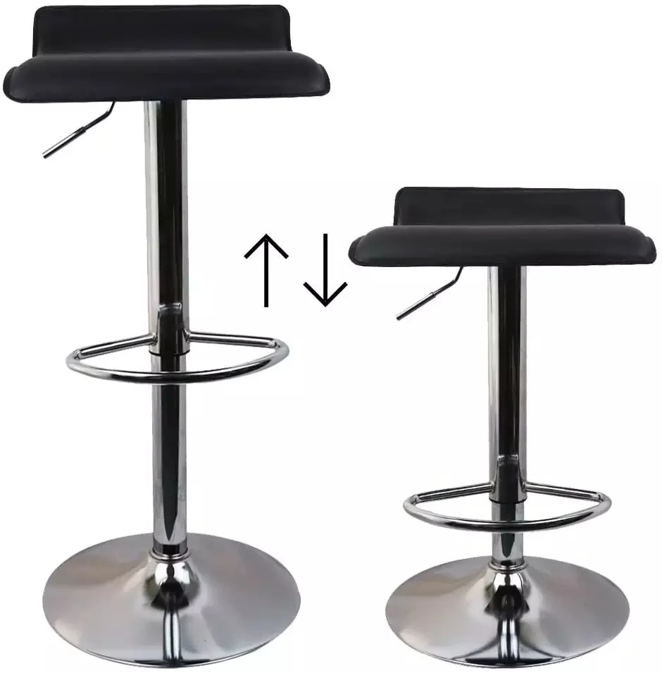 Luxury Lift White  Stools Bar Chair Customized Commerical Bar Furniture Manufacturer In China Wholesale Black
