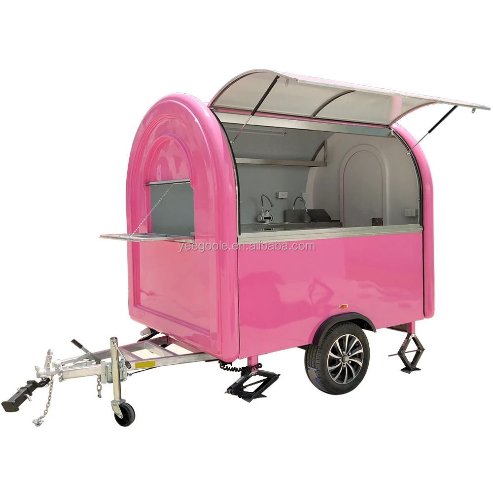 2020 China Mobile Used Food Carts for sale  Fast Food Kiosk Truck  Food Trailer Carts For Sale Coffee Vending CE