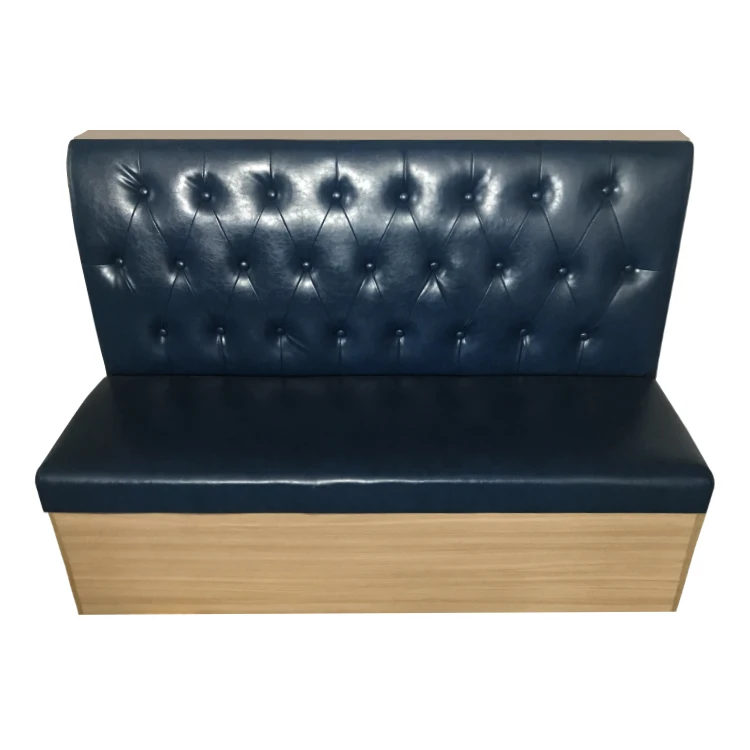 High End Luxury Hotel Party Restaurant Lounge Blue Velvet And White Granite Square Table