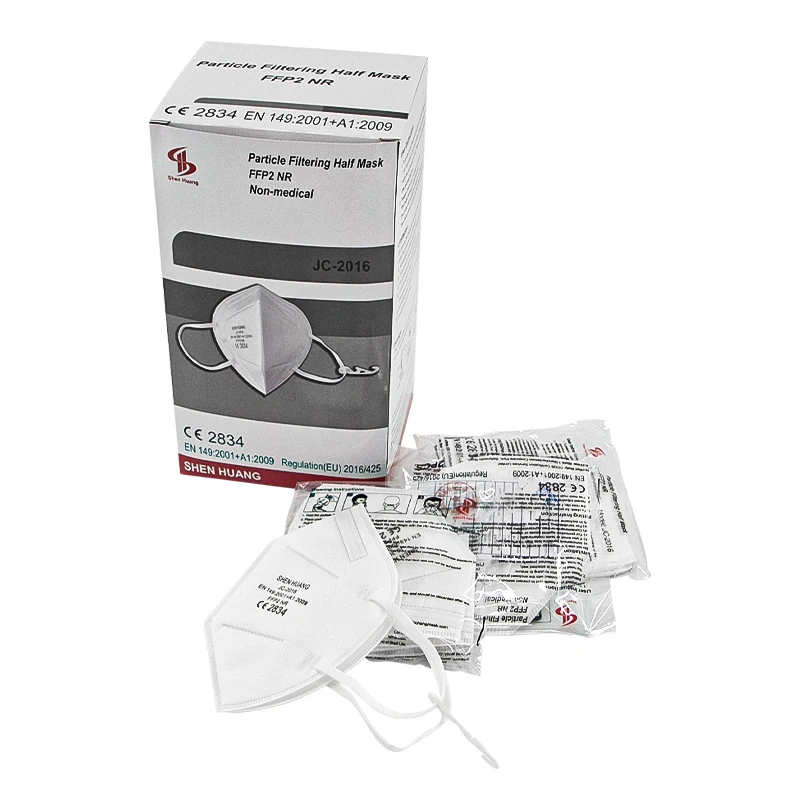 
CE 2834 Personal Protective Equipment 5 ply Breathable protective facemask EN 149 FFP2 
