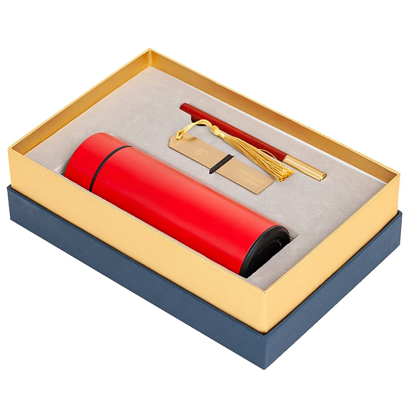 
Direct Factory Wholesale Custom Logo Stainless Steel Intellect Show Temperature Water Bottle Drinking Business Vacuum Cup 