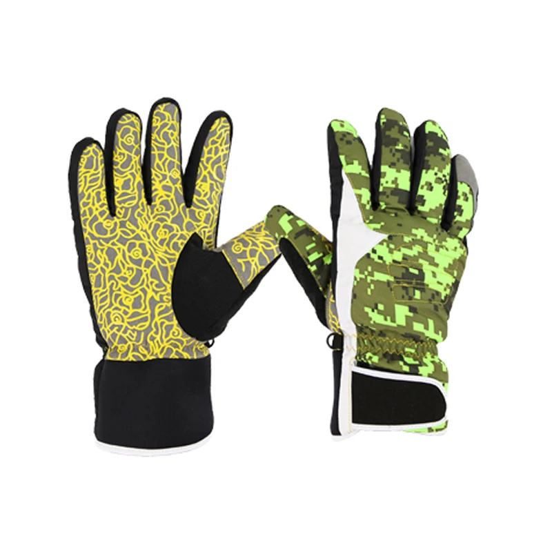 Thermal Warm Full Finger Mitten Skiing Gloves Women Winter Windproof Cotton Gloves