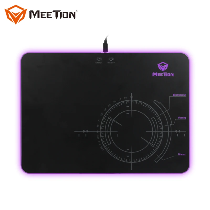 MEETION P010 эко геймерская компьютерная мышь красочный Коврик для игр в