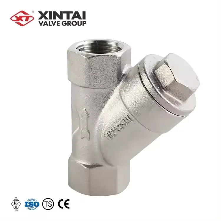 XINTAI GL11W-800WOG 1/2inch stainless steel CF8M API Threades Y-Strainer