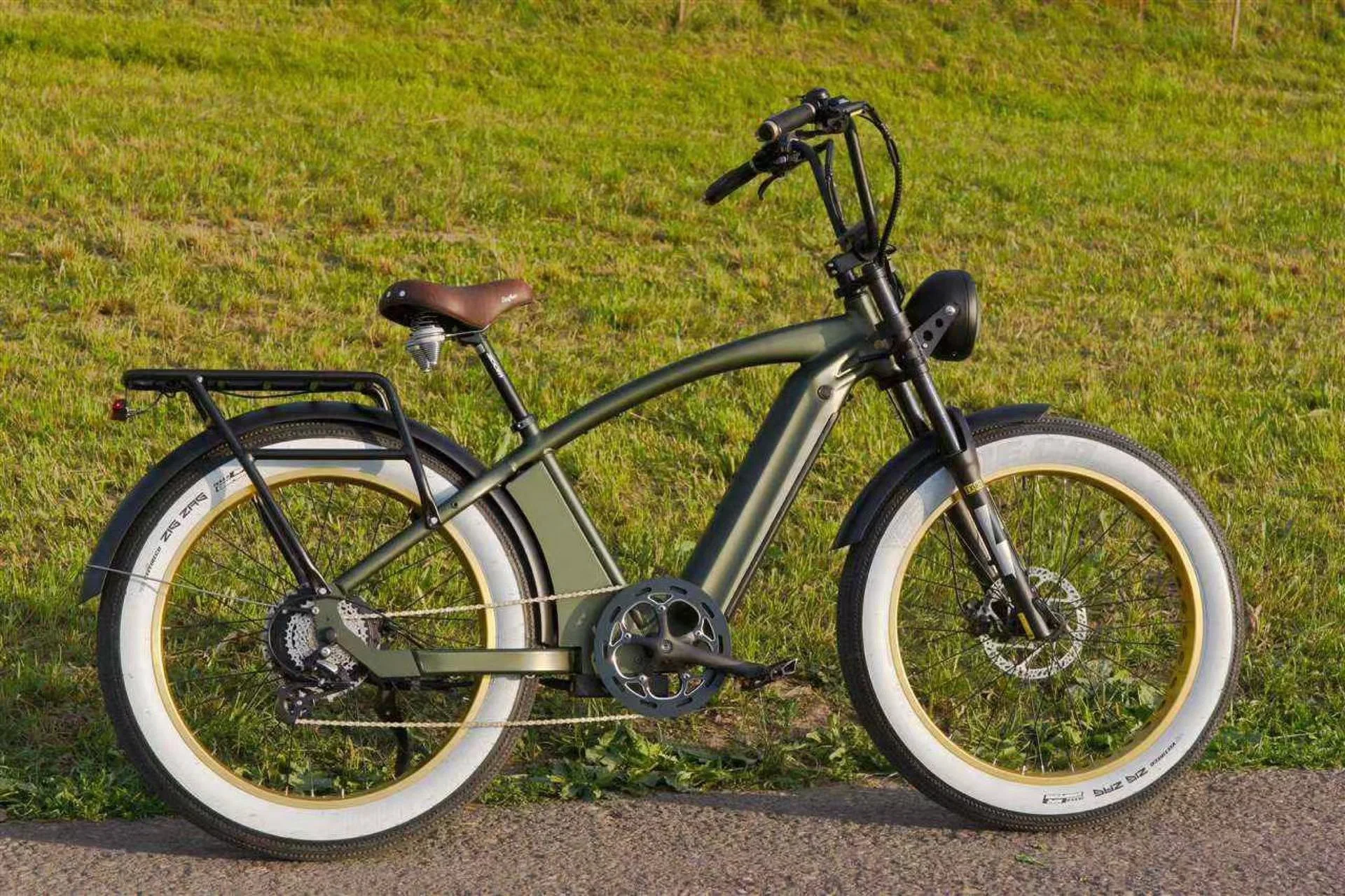 2023 halei 26 inch 4.0 fat tire beach cruiser e cycle 48v 1000w electric bike