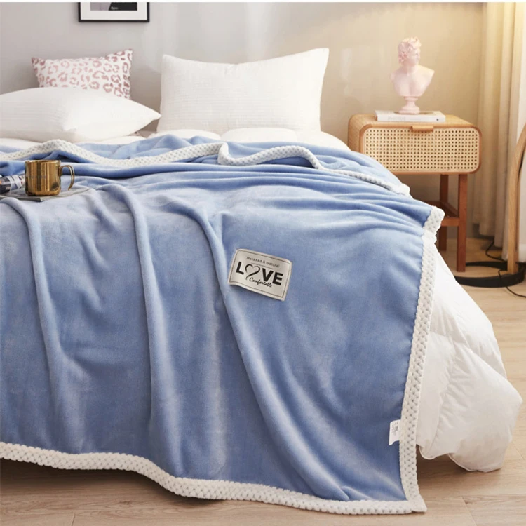 Оптовая продажа от производителя индивидуальное Коралловое Флисовое одеяло мягкие одеяла Прямая поставка с завода