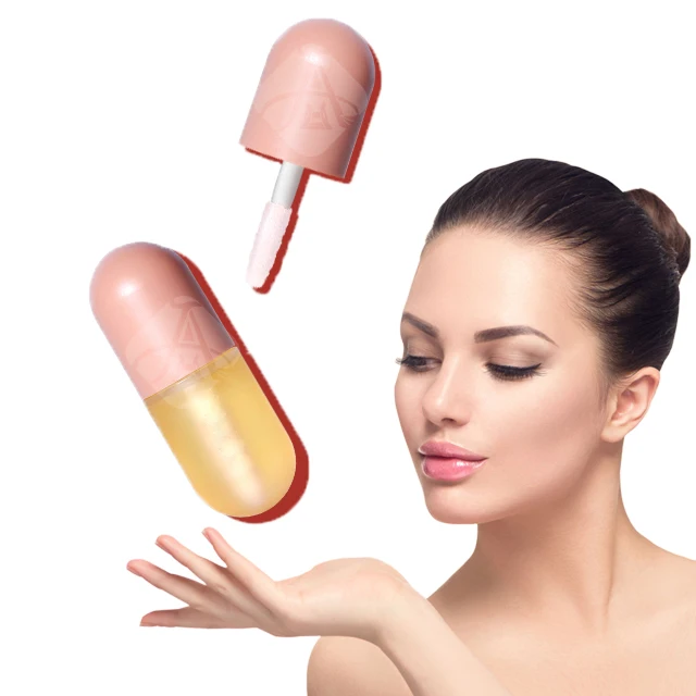 Bulk Lip Plumping Oil Vegan Moisturizing Clear Argan Oil Lip Plumper Oil for Dry Chapped Cracked Lips