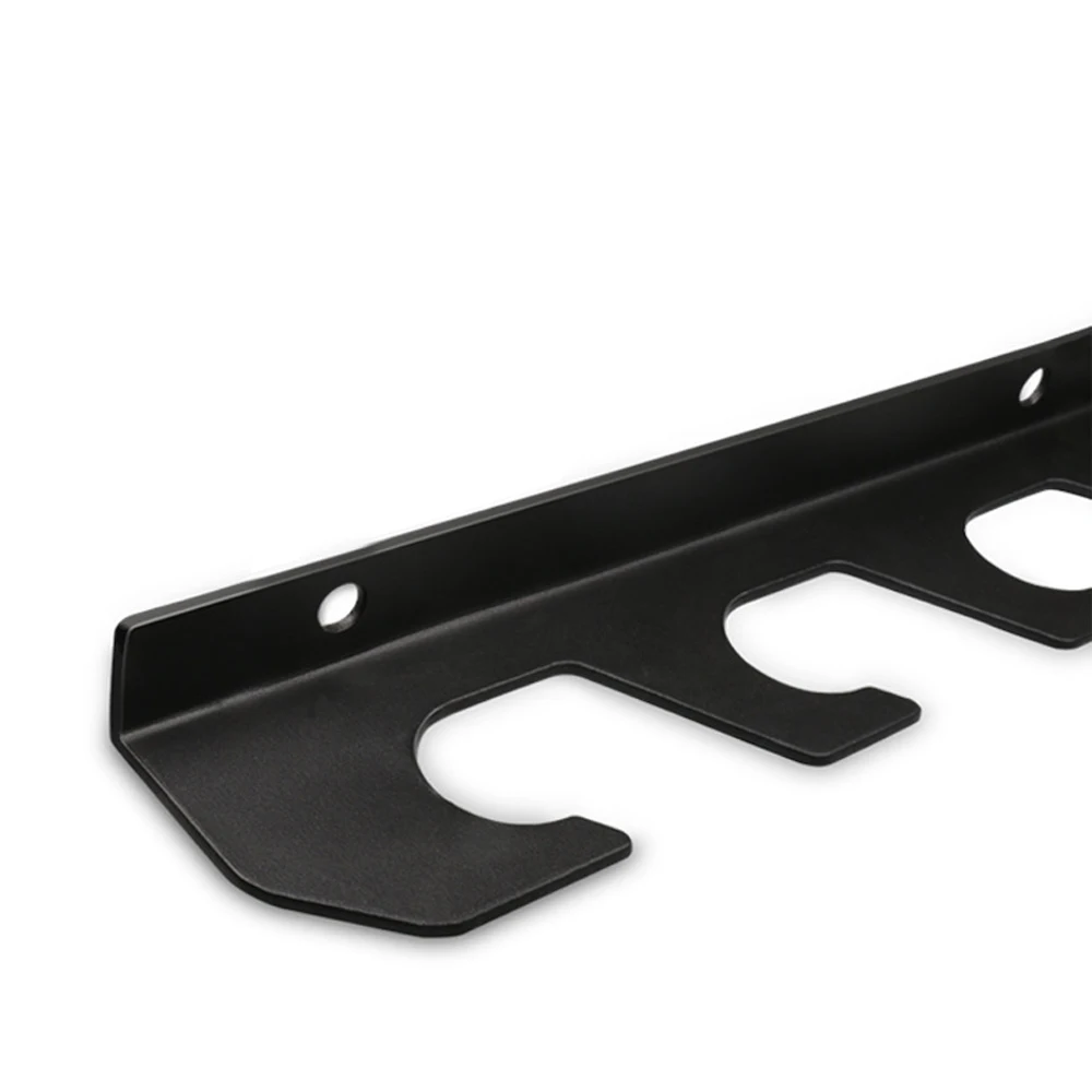 TELLUS Home Gym Fitness Equipment Wall Mounted Horizontal Barbell Holder Store Up to 8pcs Bars  Storage Rack