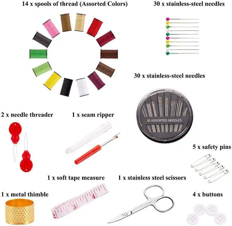 High Quality Sewing Kits Custom Mini Travel Sewing Kit Portable Sewing Kit