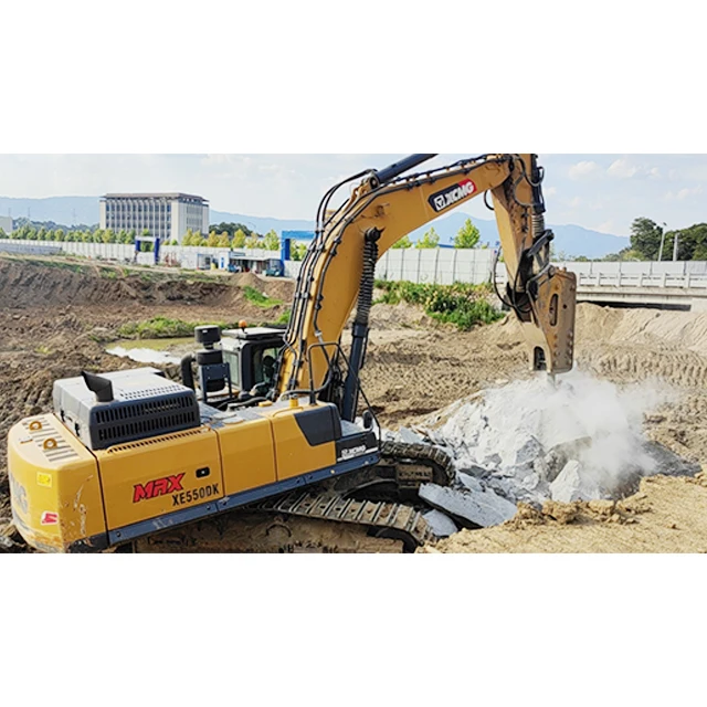 XE550DK China heavy machinery large hydraulic excavator crawler sales of 55 tons excavator