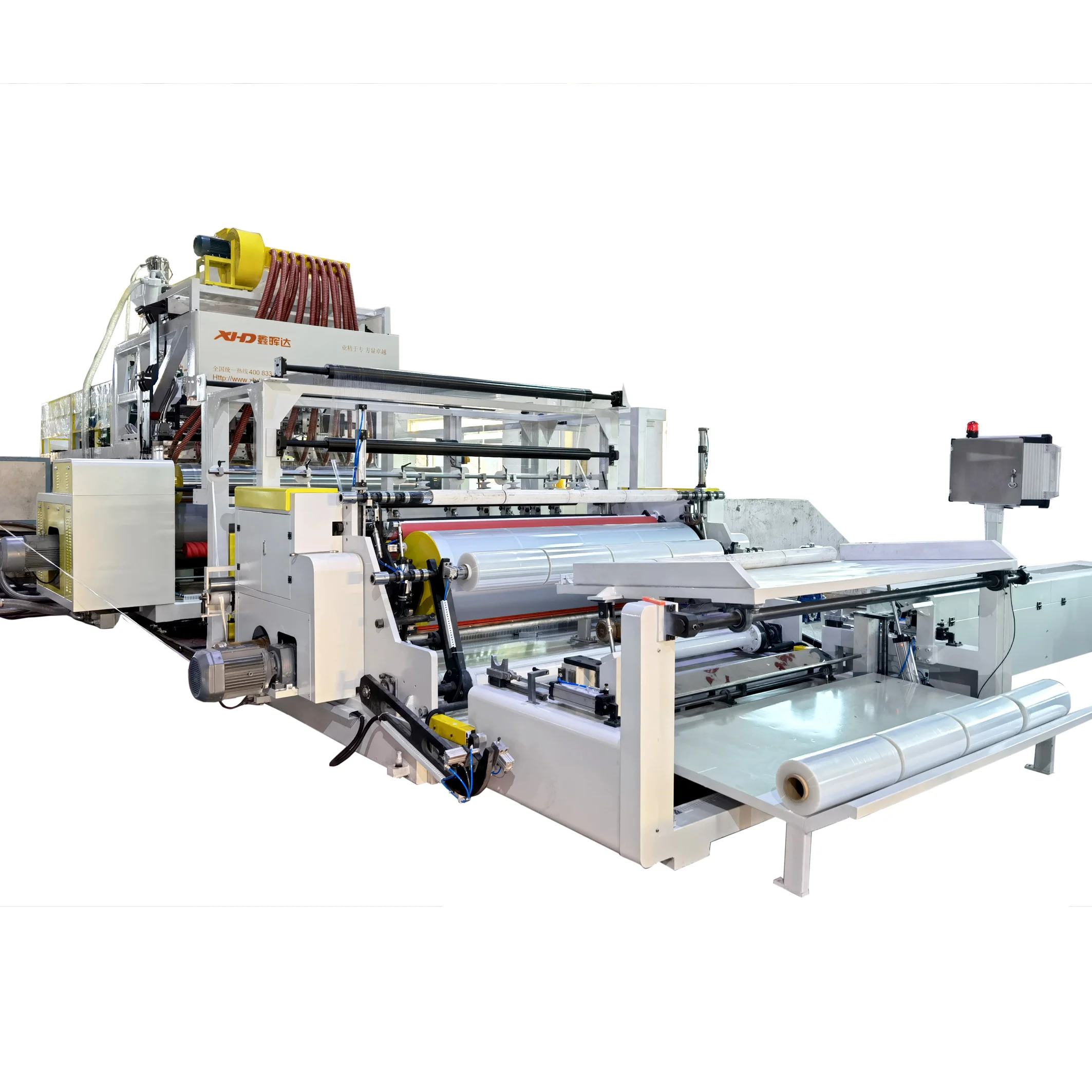 XHD jumbo roll stretch film production machine 50-60 kg stretch film extruder