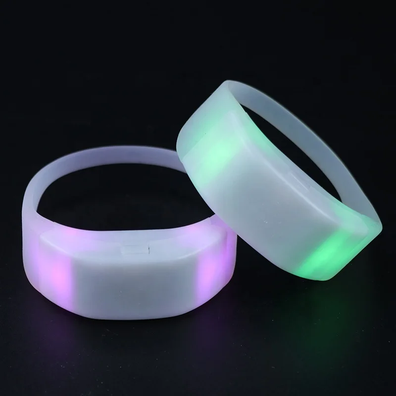 Concert Party Supplies Group Function LED Bracelet RFID Remote Control LED Wristbands