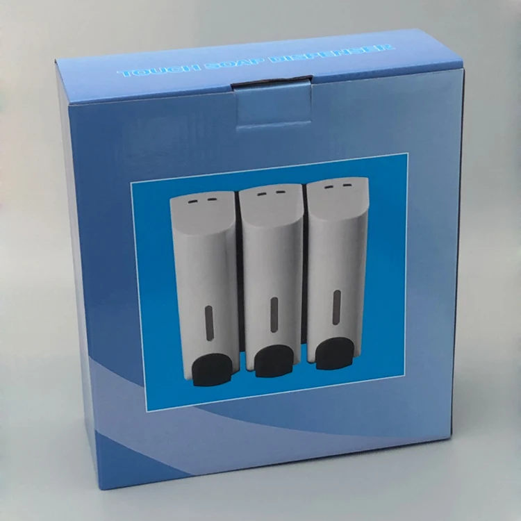 Manufacturers Manual Liquid Soap Dispenser Set Wall Mounted ABS Plastic Shower Dispenser