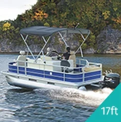 28ft 300HP Tritoon Pontoon Boat With Bathroom For Sale