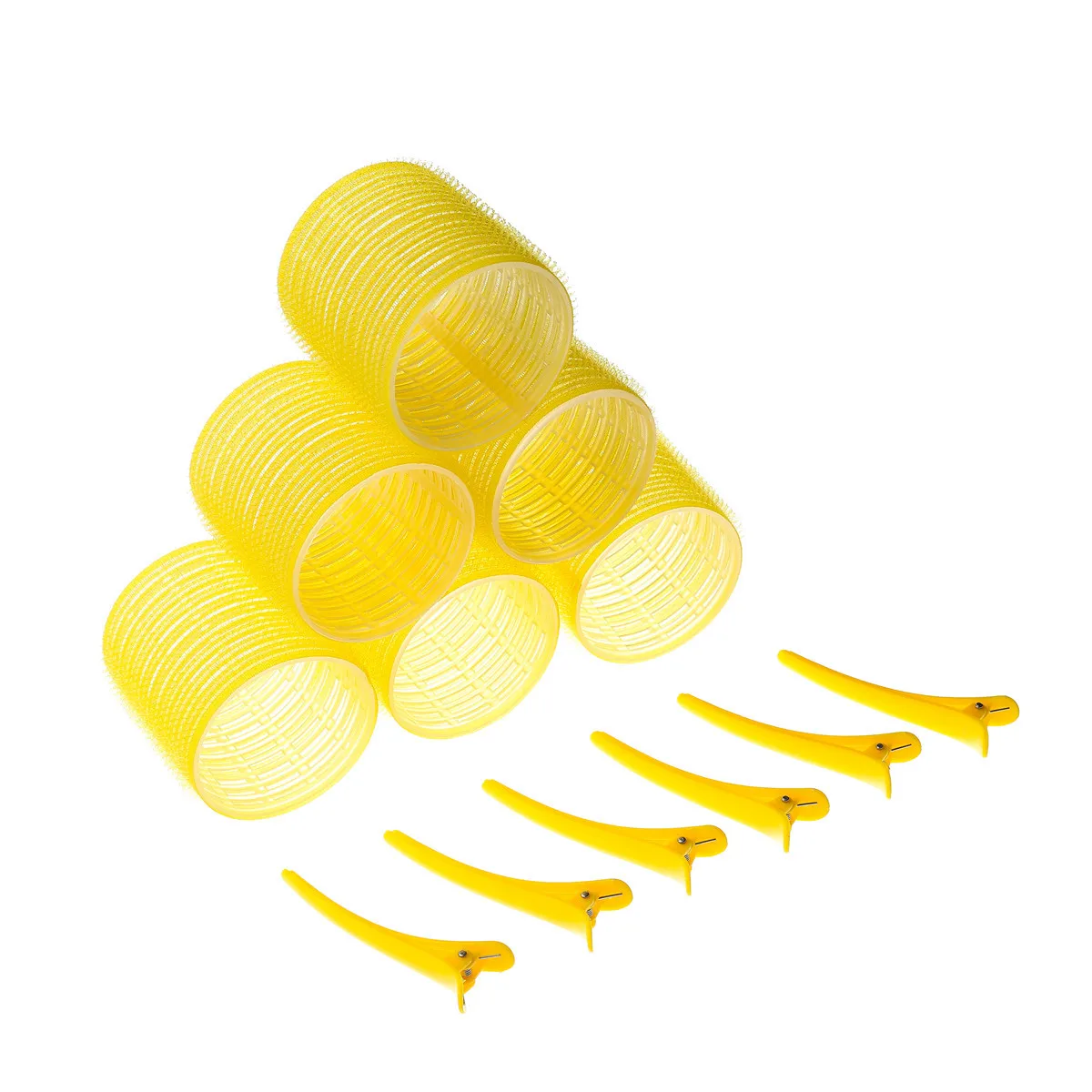 Wholesale Hair Rollers Curlers Root Clips Fluffy Instant Bang Self Grip Curl Rods Heatless Curler For Long Short Hair