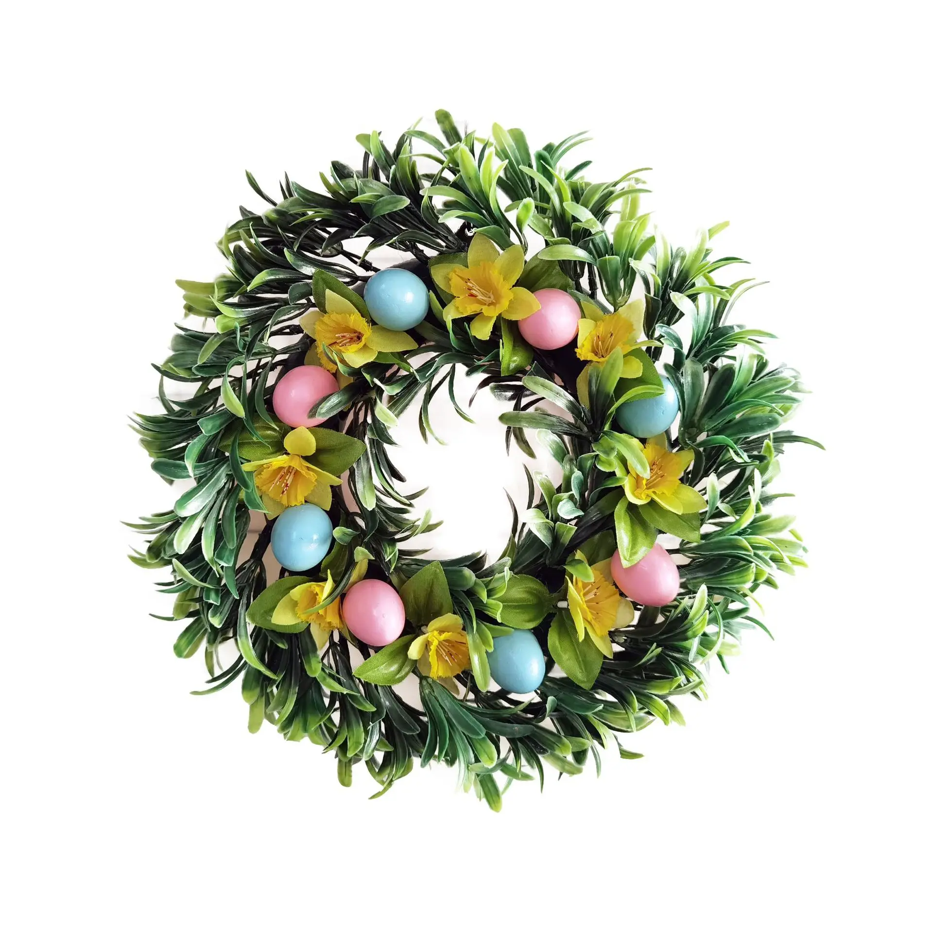 Spring Boxwood Magnolia Bulk Front Door Wreath decorative flower Autumn Fall Wreath Easter Garland Wreath For Front Door