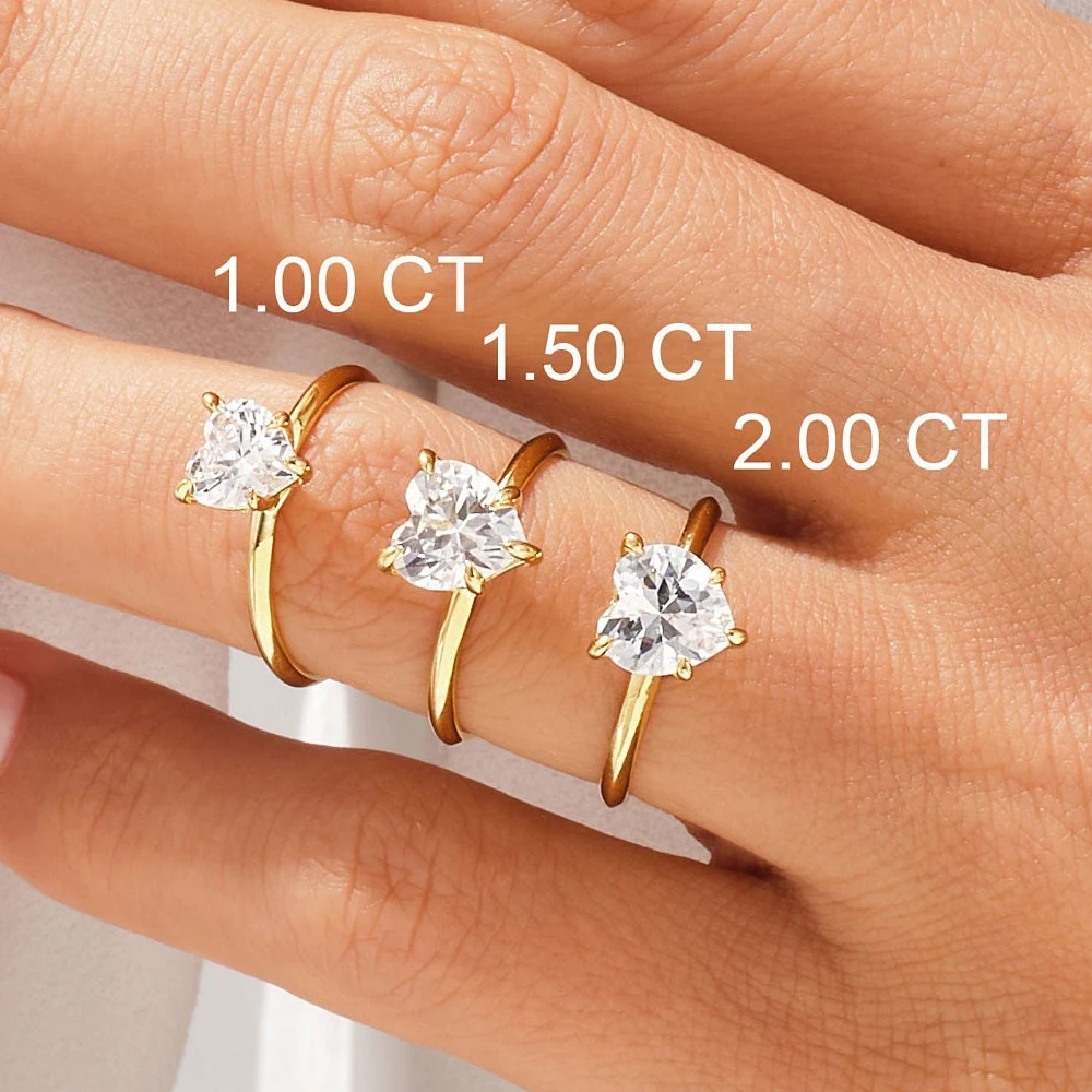 Custom 1CT 1.5CT 2 CT VS1 IGI GIA Certified Marquise Cut Lab Grown Diamond 14K Gold Jewelry Solitaire Engagement Ring For Women