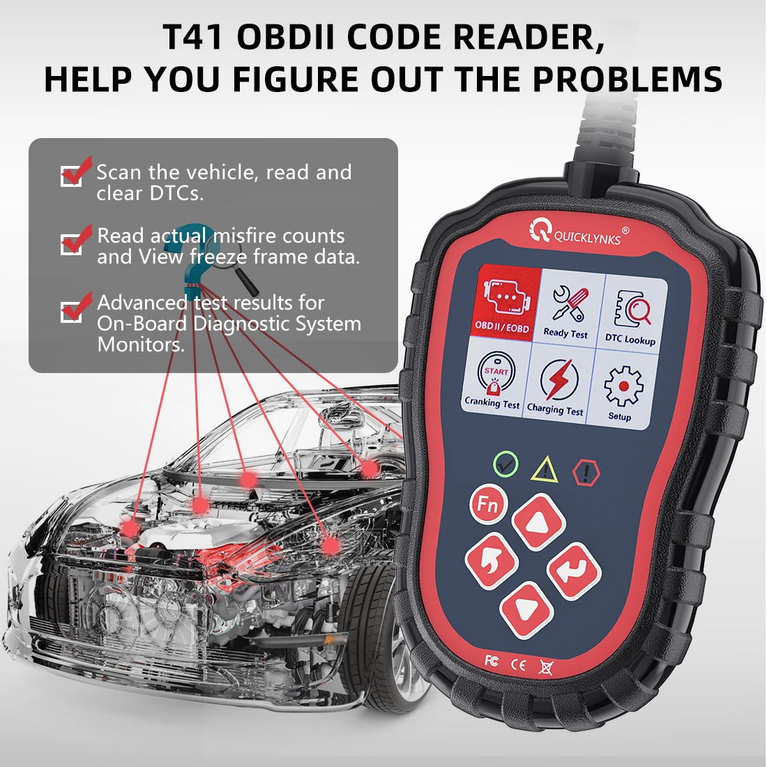 best Cheap multi-language OBD car scanner Engine fault code diagnostic tool ELM327 OBD2 OBD2 scanner