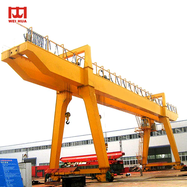 mobile gantry crane 30 tonne 80 tonne 100 tonne heavy duty double girder goliath crane hot selling