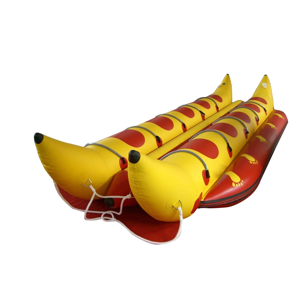 5.2m 10 person full pack Inflatable float ocean rider banana boat for sale with free rope