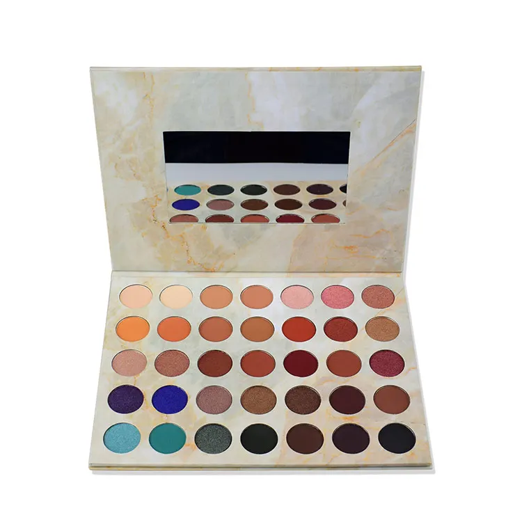 High Quality 35 Colors Makeup Eyeshadow Palette, Private Label Cosmetic With Low MOQ, Low price 35 Colors Eyeshadow Palette