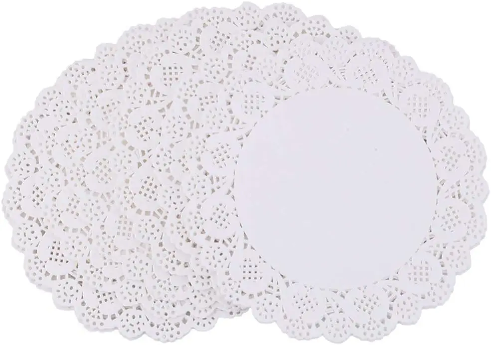 High quality cheap price Eco-Friendly Lace Paper Doily / Round Doyley/ Disposable Cake Paper