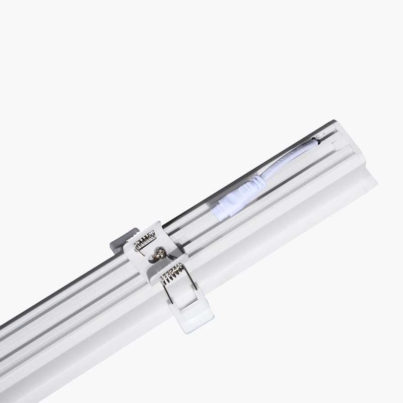 AC200-240V Professional Aluminum Pure White LED Tube Office Linear Light