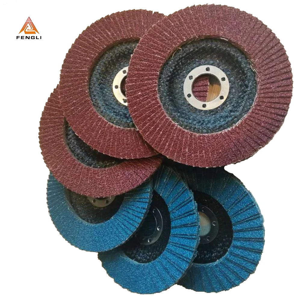 Cost-Effective P80 4inch Grit T29 T27 Alumina Oxide Fiberglass Backing Abrasive Flap Wheel Disc