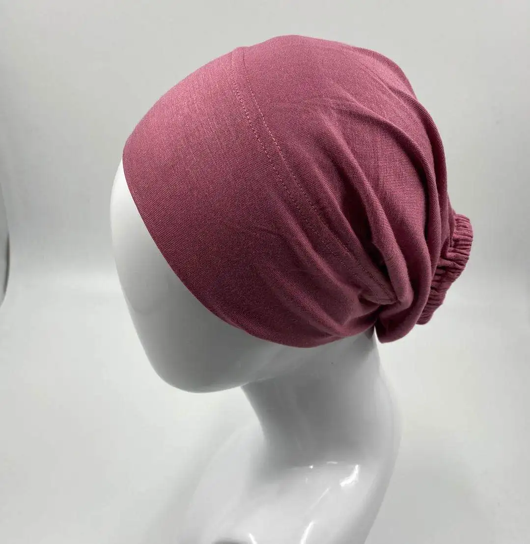 Хлопковая майка с большими краями высокого качества, мусульманский внутренний хиджаб, шапки, подгузник, хиджаб