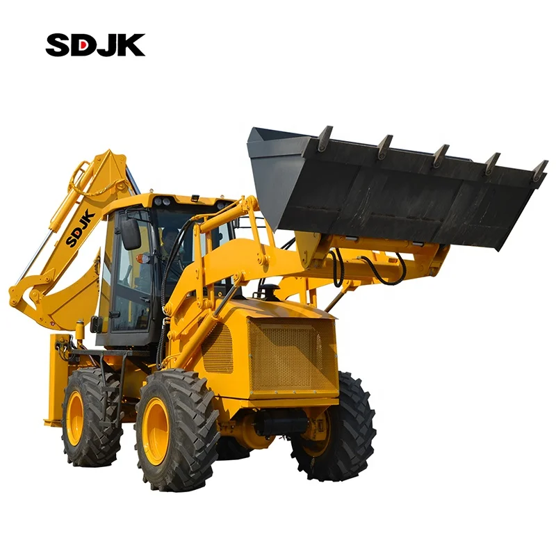 China top brand manufacturer New mining and agricultural Multi-function 4x4 wheel drive backhoe loader for sale