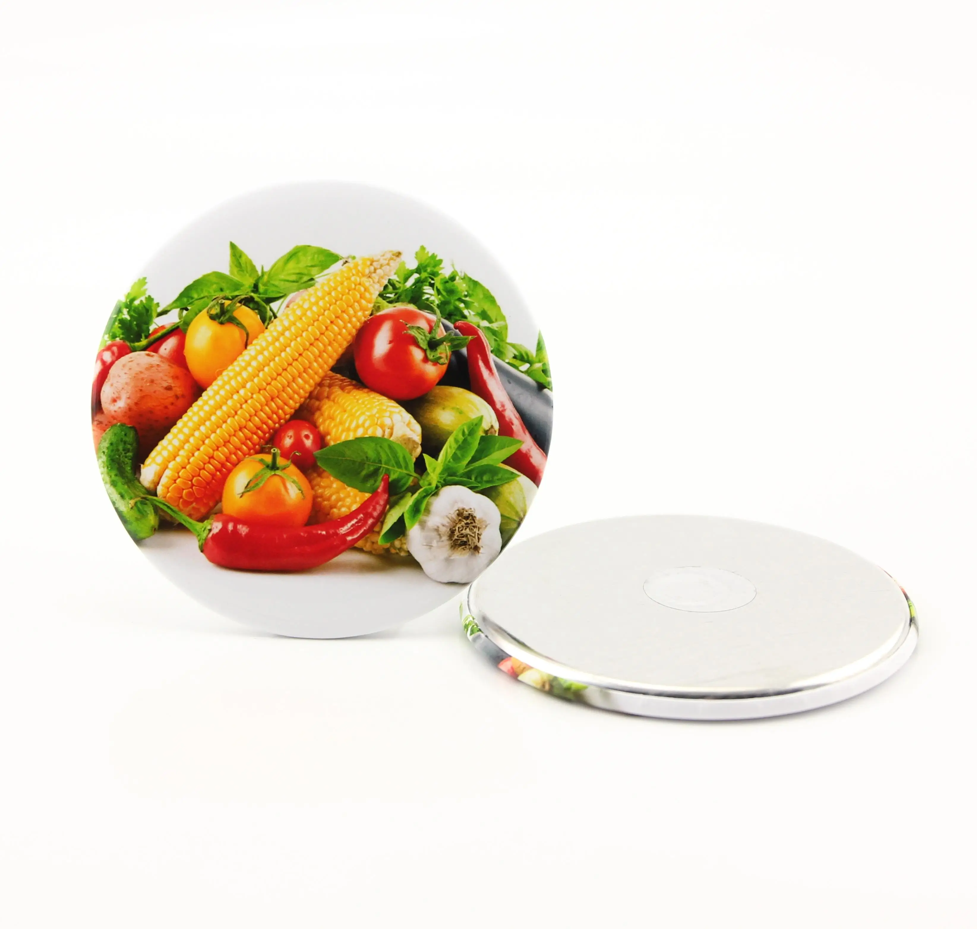 DIY Making Fridge Magnets Round Shape 25/32/37/44/58/75mm Magnetic Button Material Blank