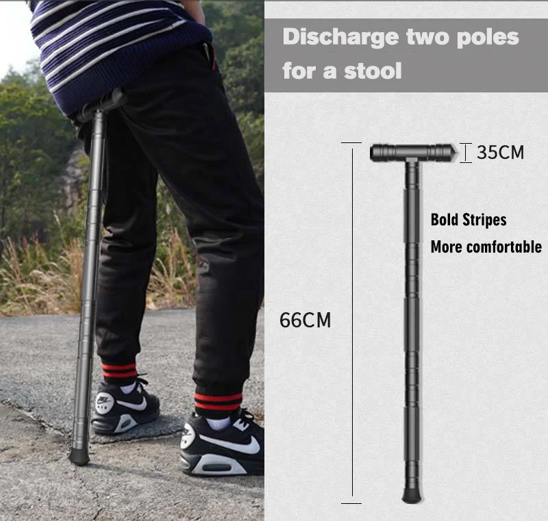 Trekking Pole Walking Poles Outdoor Camping Defense Stick Safety Multi-Functional Home Rod Hiking Poles Survival Tool Alpenstock