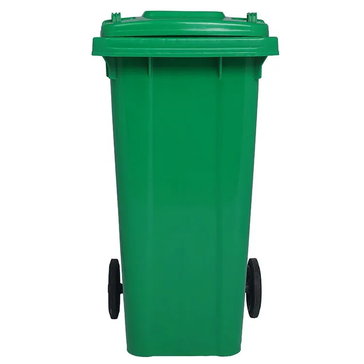 120 Liters Outdoor Garden Street Large Plastic Dustbin Trash Bin Wheeled Garbage Can Storage Waste Bins With Lid