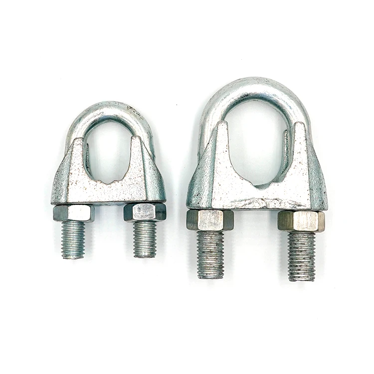 China Manufacturer Supply U CLAMP DIN 741 Galvanized Wire Rope Clip DIN741