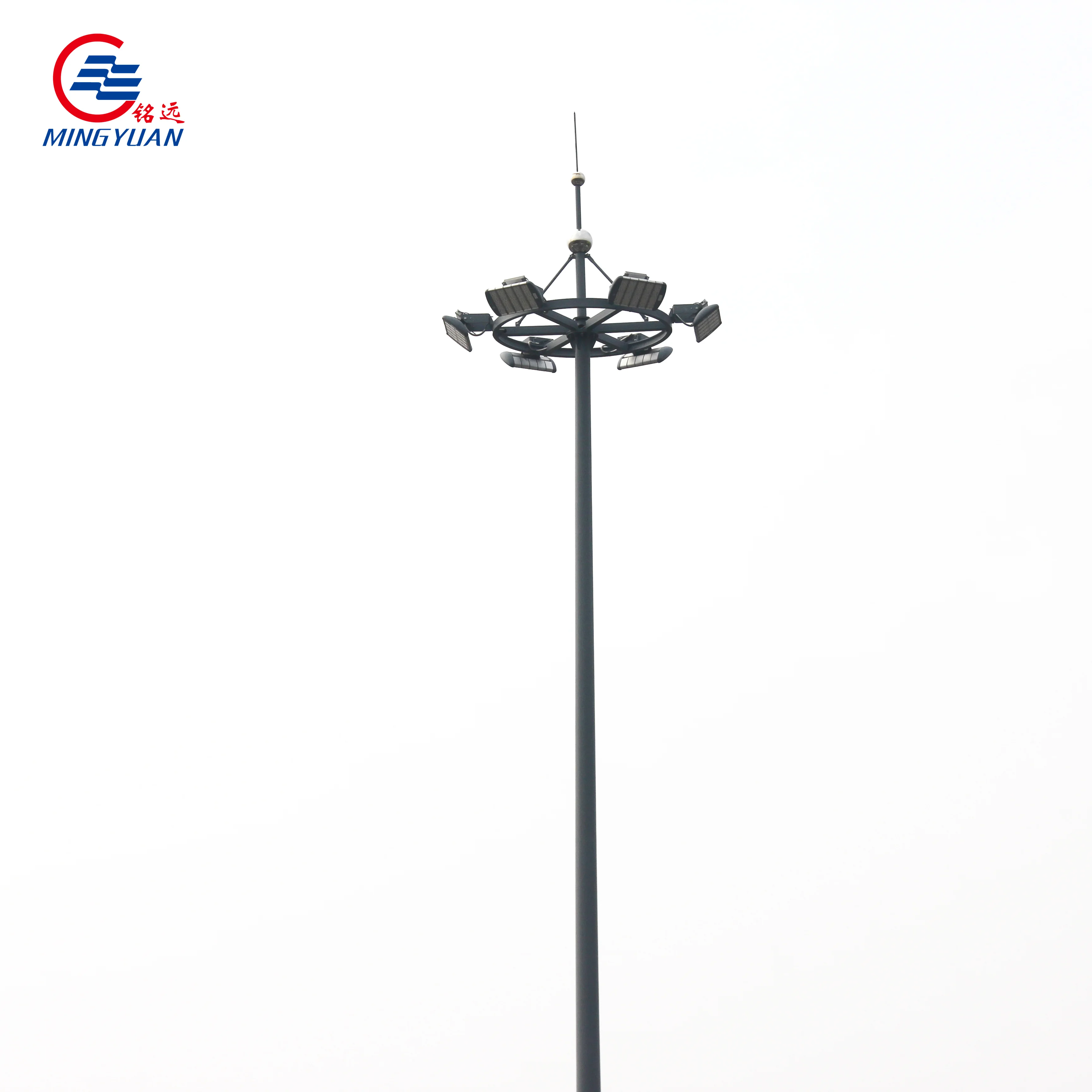 30m Hot Dip Galvanized High Mast Lighting Pole