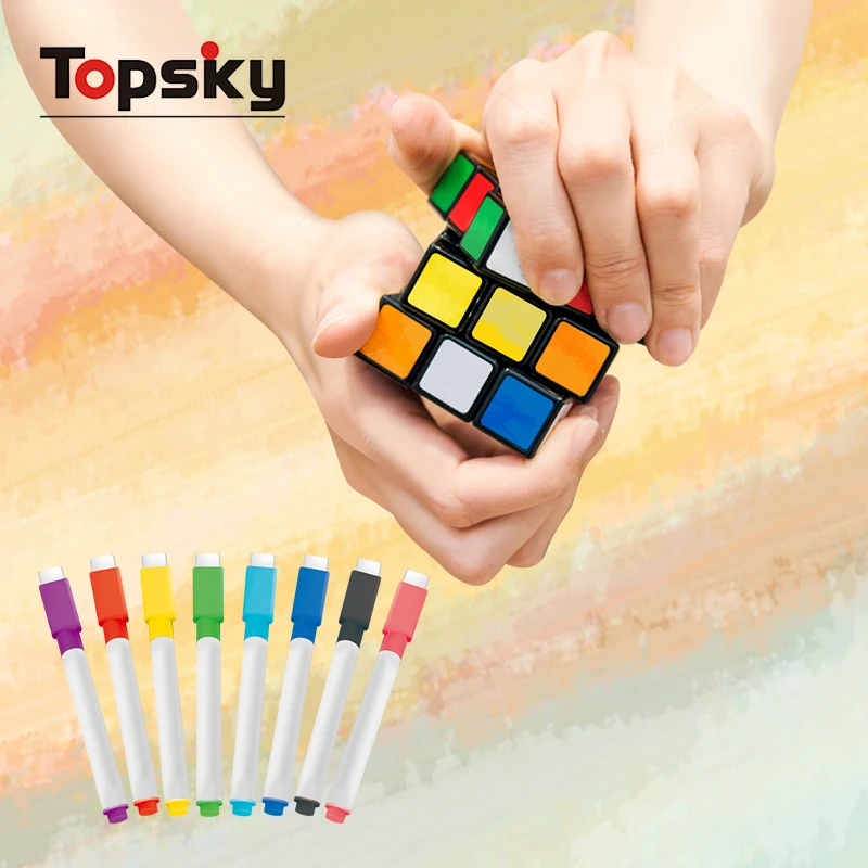 DIY free painting hand painted cube to inspire creative third orders cube children educational toys