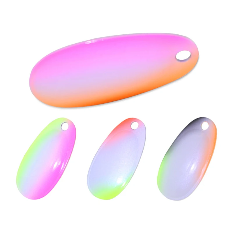 Multiple sizes 4 design reflective spoon spinnerbait part spinner bait accessory bass fishing lure DIY lure accessory