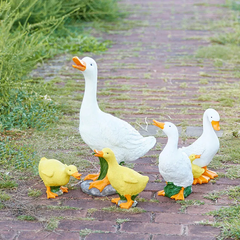 Animal Garden decorations  Outdoors Waterproof Simulated duck The new style is creative and cute Hot-selling