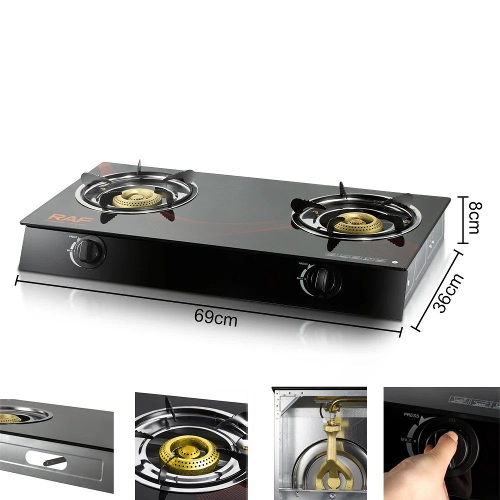 Double Burners Electric Cooktop Gas Stove Induction cookers for Home Kitchen Cooking