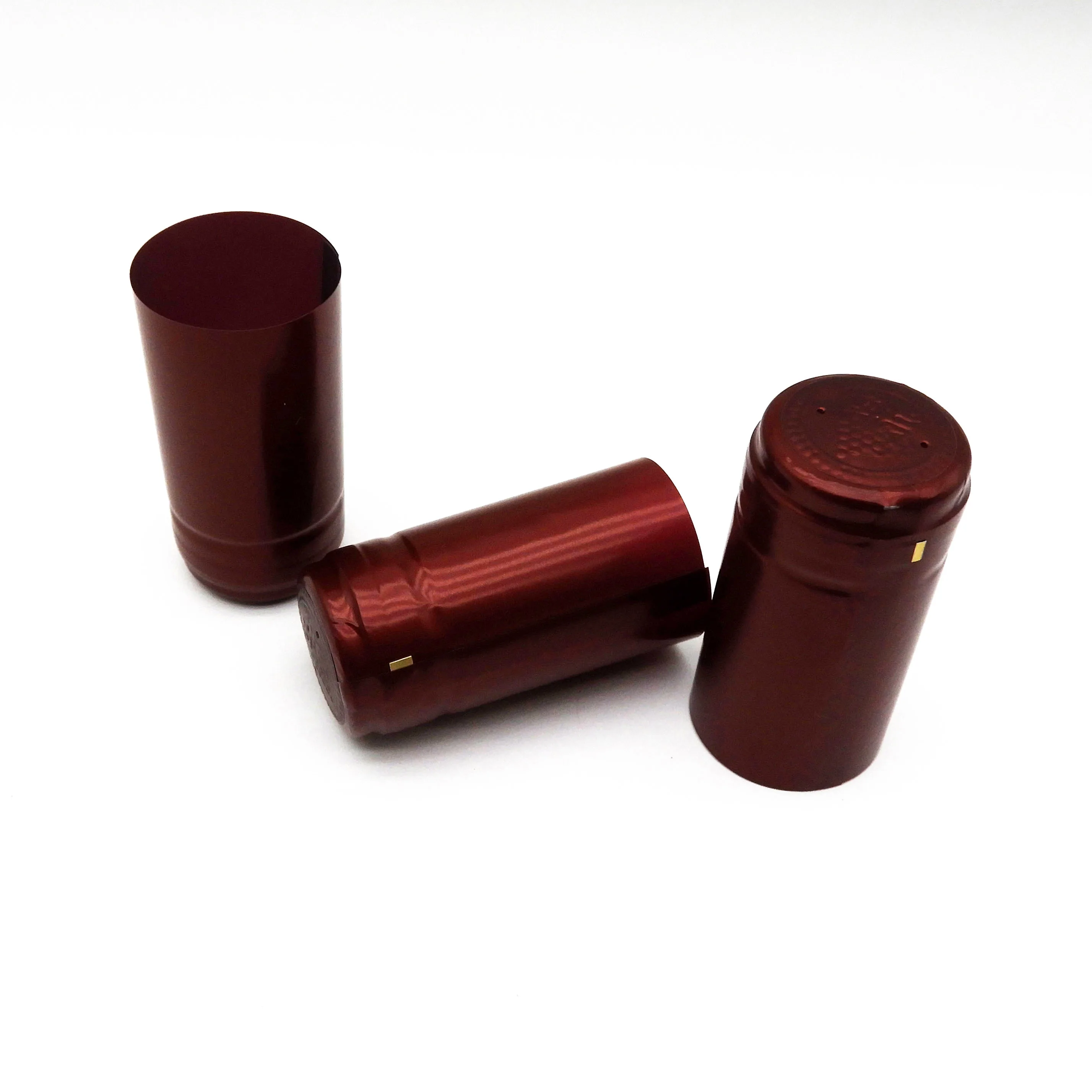 Custom Wine Bottle Shrink Caps Capsule PVC Heat Shrink Cap for Glass Bottle