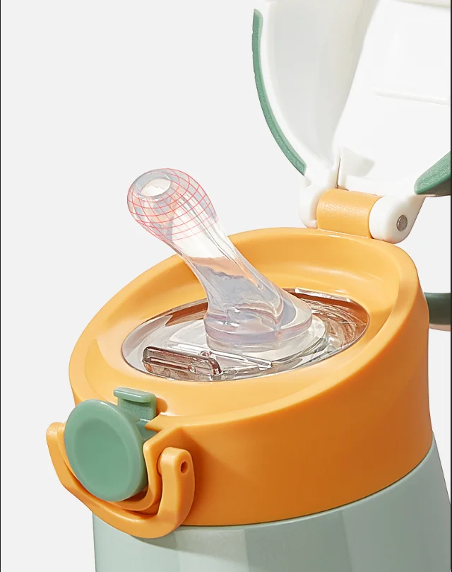 2022 Cute  Animal Children thermal bottle thermos vacuum flask  Insulated baby thermo bottle Hot Water for school