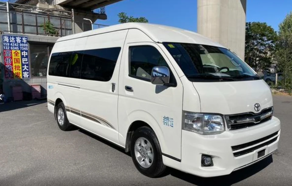 Хороший Подержанный автобус Toyota HIACE фургон с высокой крышей