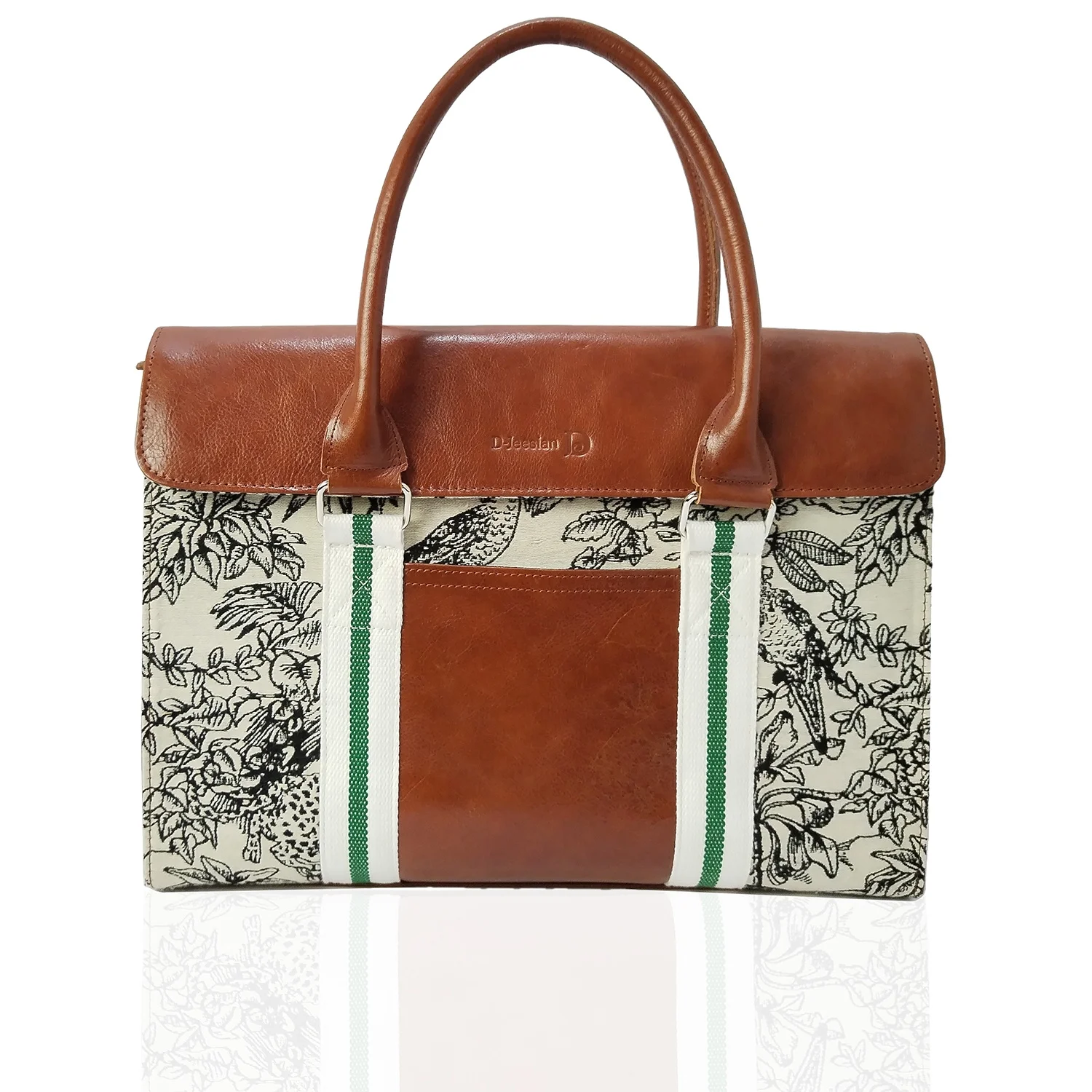 Дорожная сумка для ноутбука из натуральной кожи премиум-класса, китайские жаккардовые парусиновые деловые сумки, кожаный мессенджер