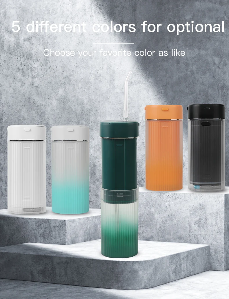 WF-309 Large Capacity Irrigator Tooth Cleaner Portable  Water Flosser Teeth Cleaning