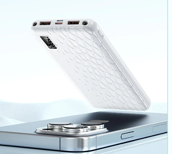 Low Cost Phone Charger For Promotional Gifts Slim Business Dual USB Power Bank 10000mah And 20000mAH With Type C Port