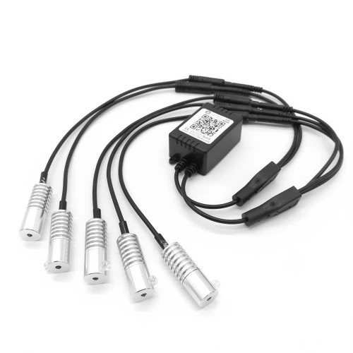 Светодиодный источник света 12 В постоянного тока 5 Вт миниатюрный bluetooth-осветитель Боковой светящийся волоконно-оптический эмиттер лампа для автомобиля домашнего
