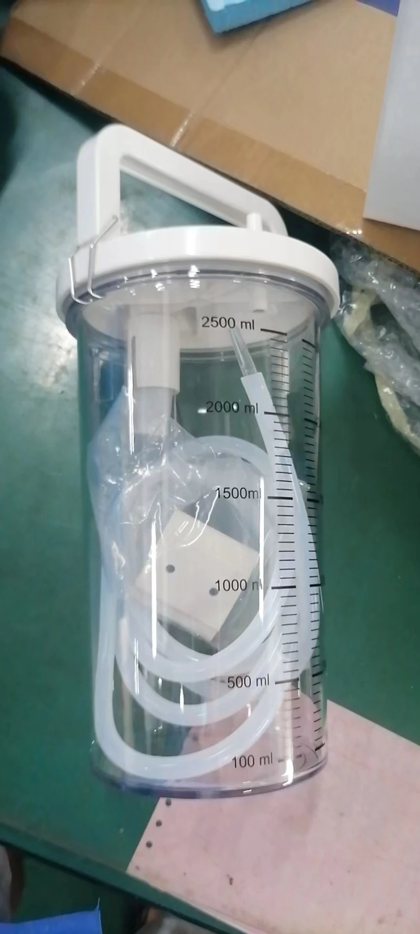 ZENVA Suction Bottle Medical Suction Jar Suction canister 2000ml for hospital