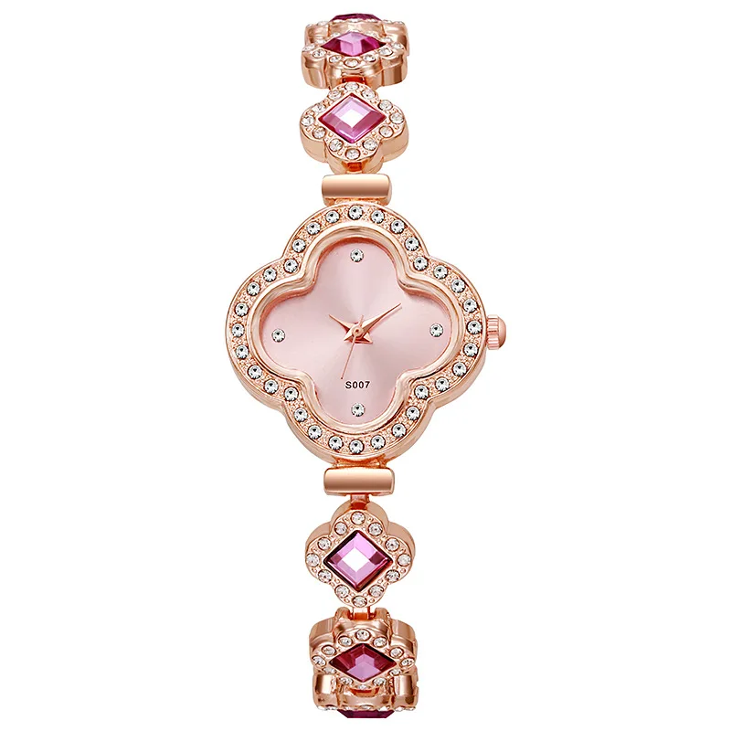 New Product Funky Ready Made Newest Fancy Design Ready Stock Waterproof Sports Women Quartz Watch Stainless Steel Band 12