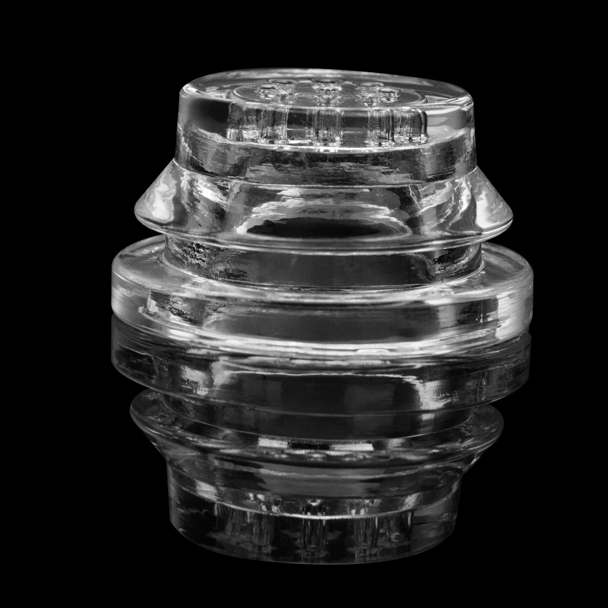 
Wholesale High Quality E-cigarette Glass Bottom Sits Transparent Color 